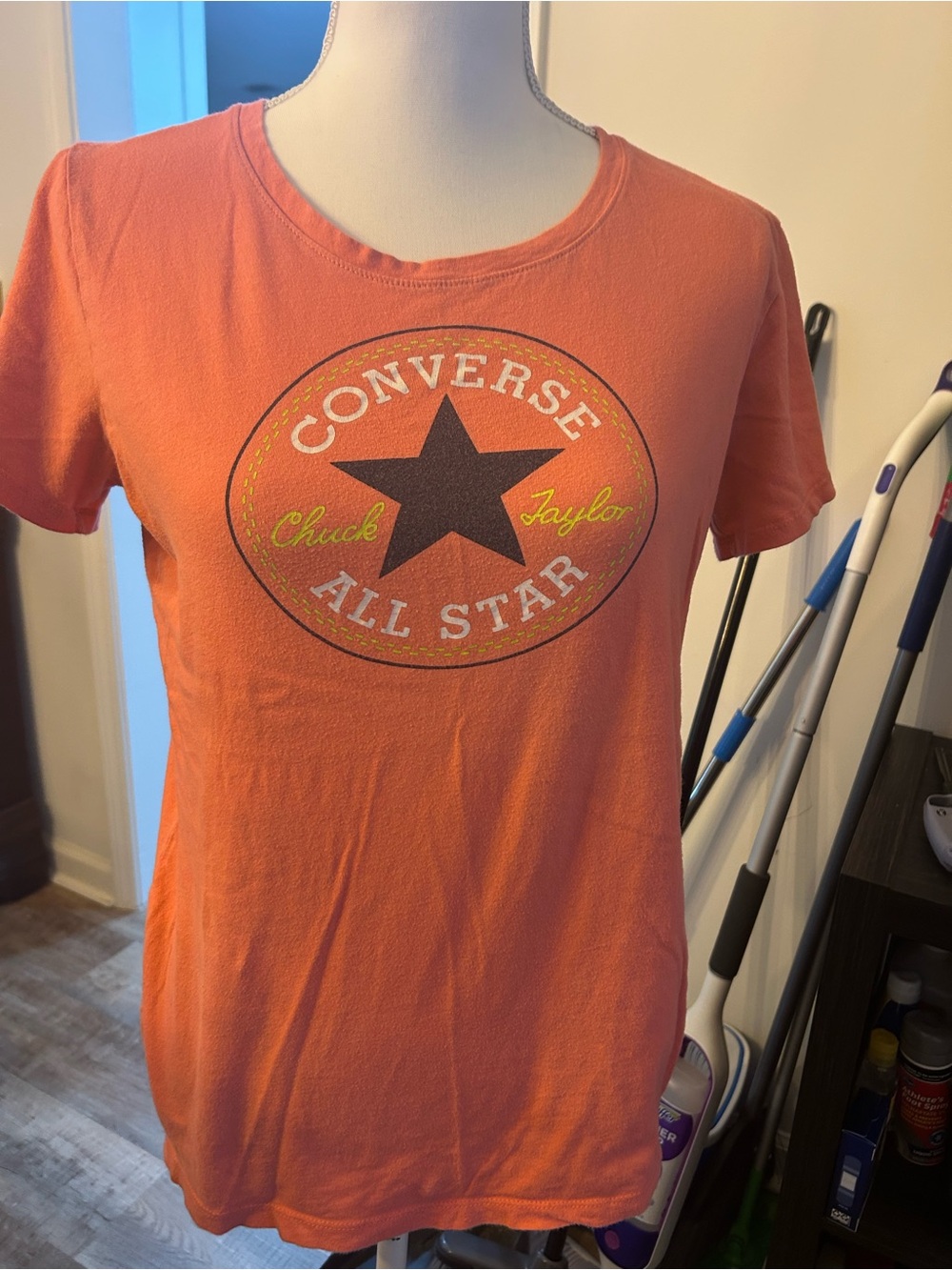 Converse Women’s Orange Graphic Chuck Taylor Tee